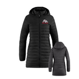 BMHA Bulldogs Long Puffy Jacket - Ladies