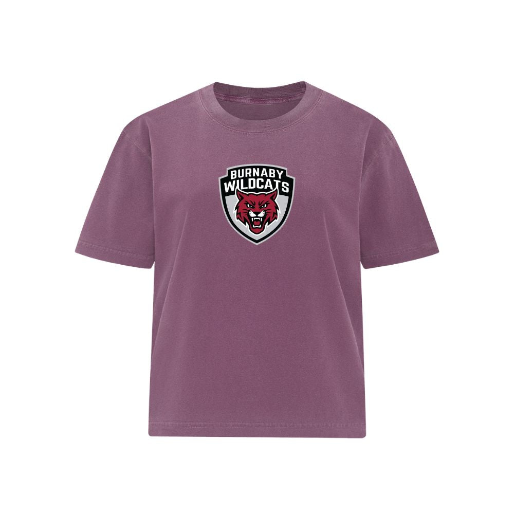 Wildcats Heavyweight Ladies Boxy Tee