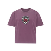 Wildcats Heavyweight Ladies Boxy Tee