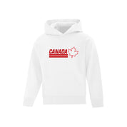 Canada Applique & Embroidered Logo Hoodie - Youth