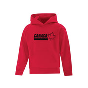 Canada Applique & Embroidered Logo Hoodie - Youth