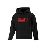Canada Applique & Embroidered Logo Hoodie - Youth