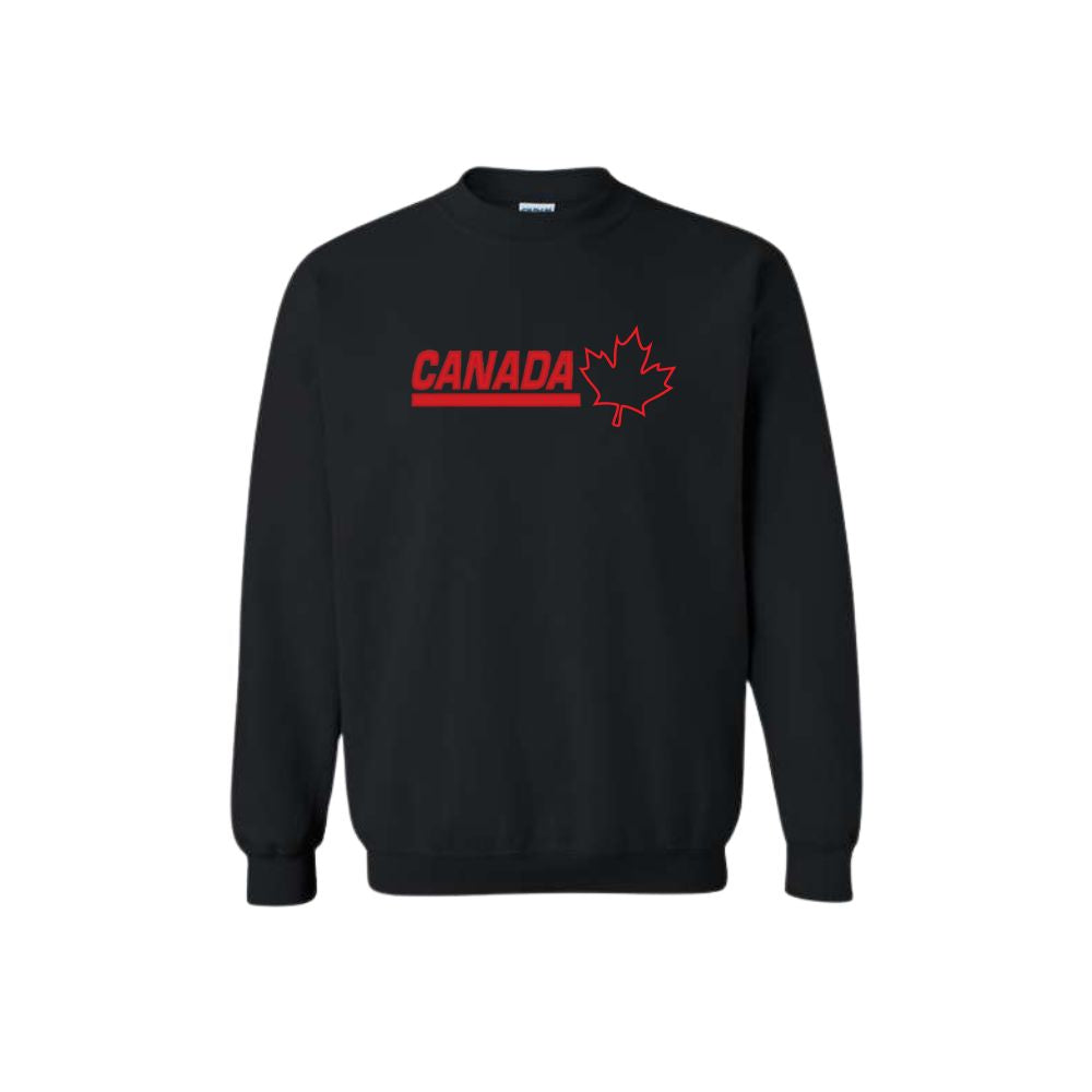 Canada Applique & Embroidered Logo Crewneck