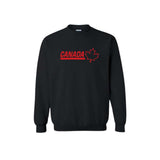 Canada Applique & Embroidered Logo Crewneck