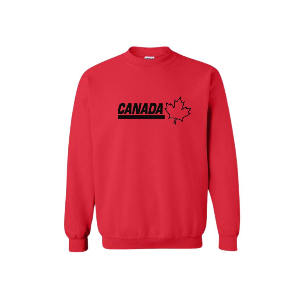 Canada Applique & Embroidered Logo Crewneck Sweatshirt - Youth