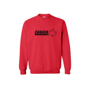 Canada Applique & Embroidered Logo Crewneck