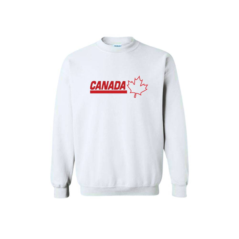Canada Applique & Embroidered Logo Crewneck