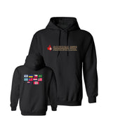 Canada Cup 2025 Cross Stitch Hoodie with Flags