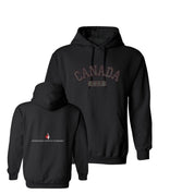 Canada Cup 2025 Curved Embroidered Cross Stitch Logo Hoodie