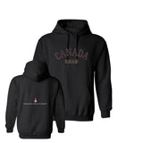 Canada Cup Curved Embroidered Cross Stitch Logo Hoodie