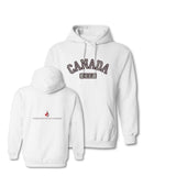 Canada Cup Curved Embroidered Cross Stitch Logo Hoodie