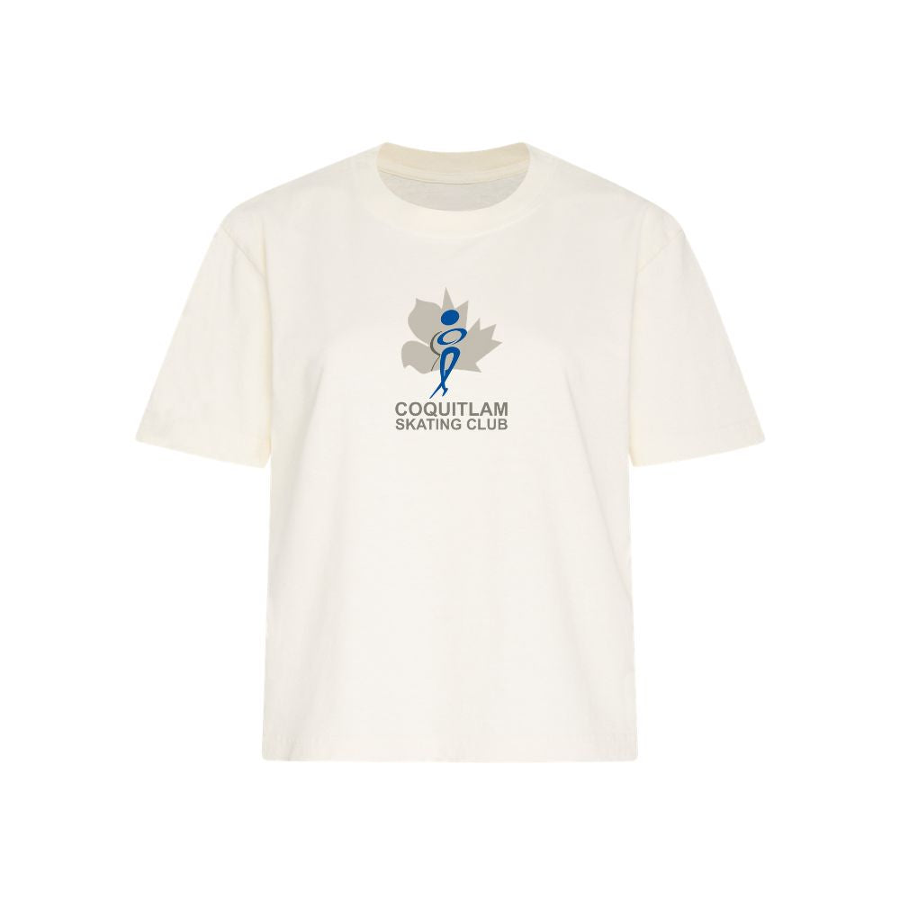 Coquitlam Skating Club Heavyweight Ladies Boxy Tee