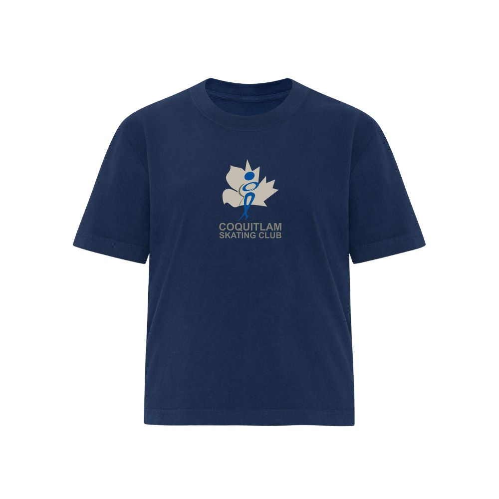 Coquitlam Skating Club Heavyweight Ladies Boxy Tee