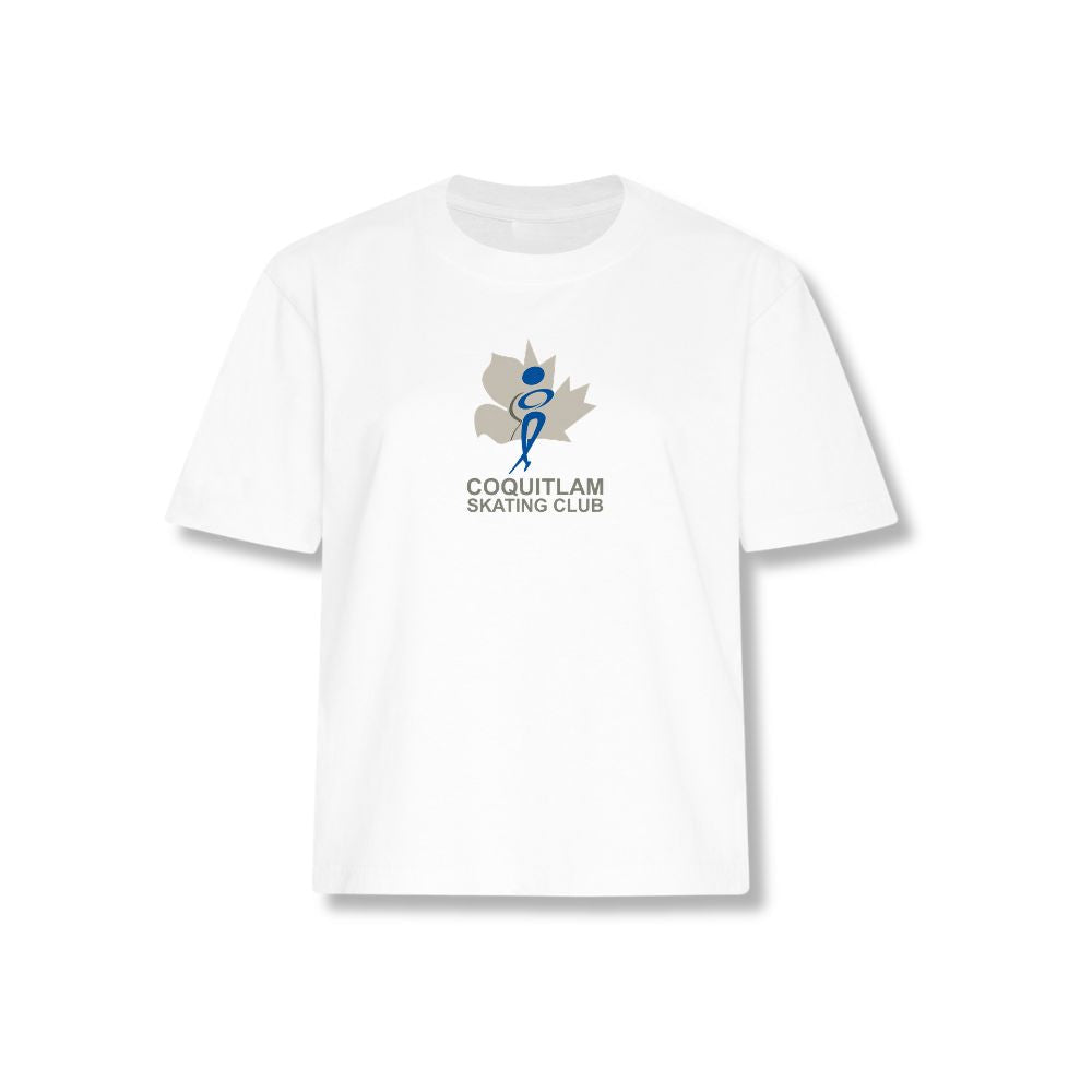 Coquitlam Skating Club Heavyweight Ladies Boxy Tee