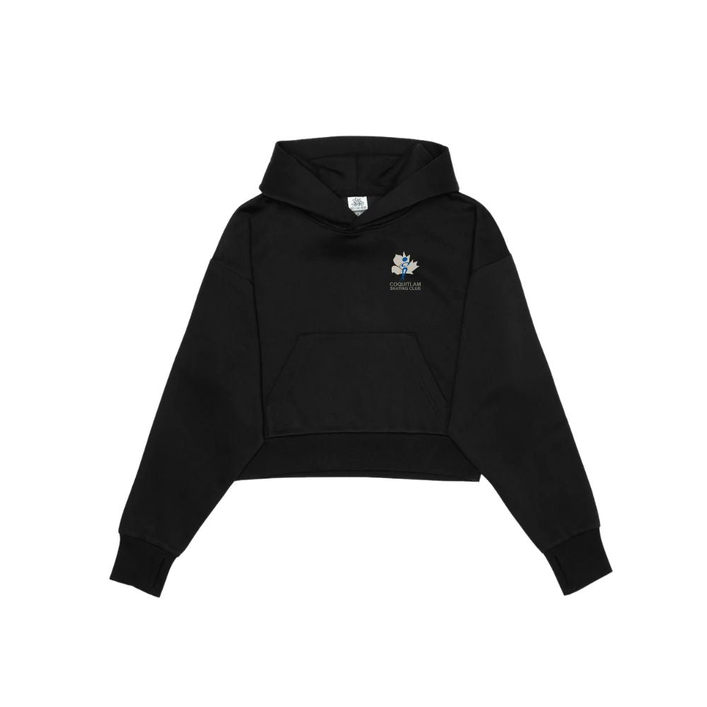 Coquitlam Skating Club Unisex Drop Shoulder Cropped Hoodie
