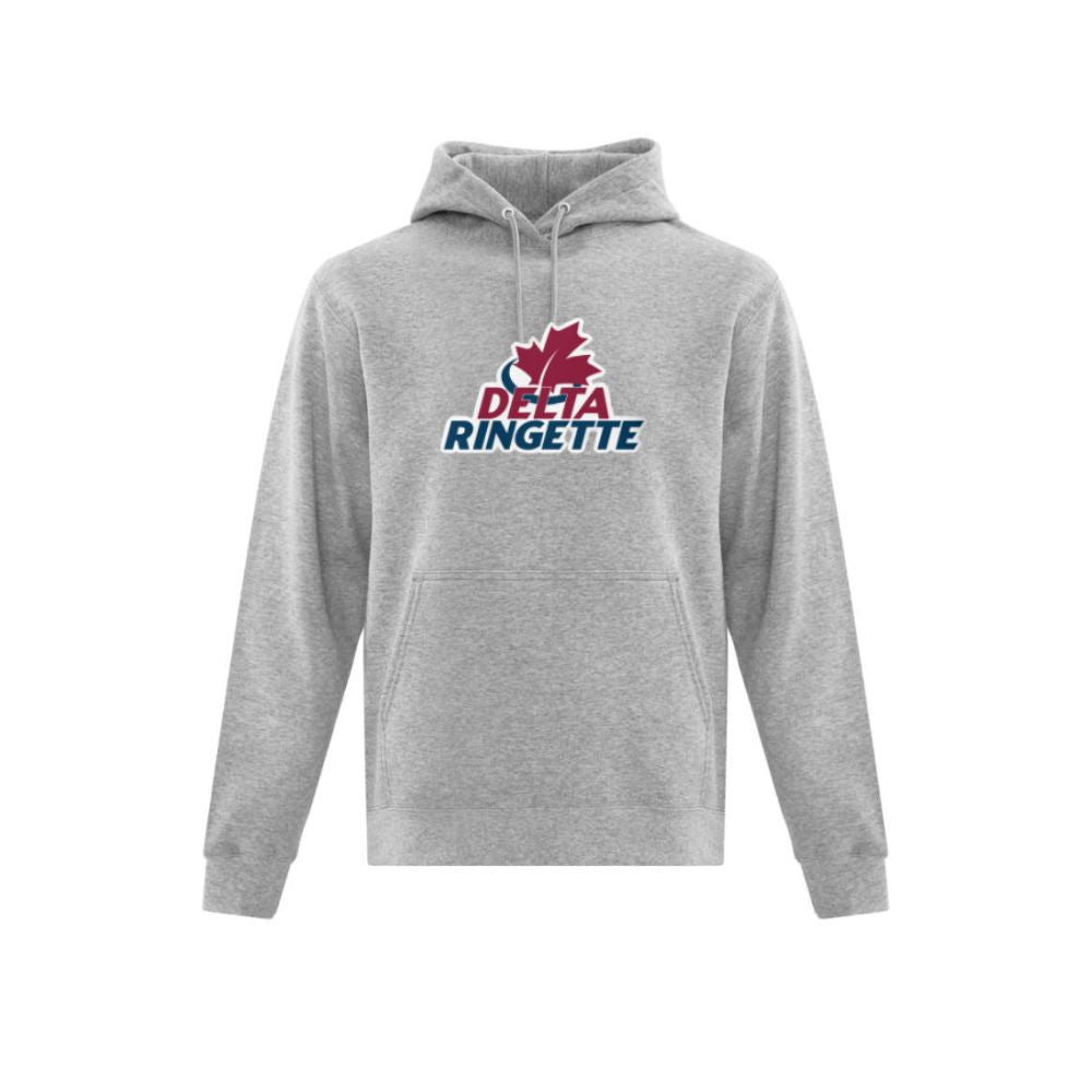 Delta Ringette Full Front Print Logo Hoodie - Adult