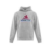 Delta Ringette Full Front Print Logo Hoodie - Adult