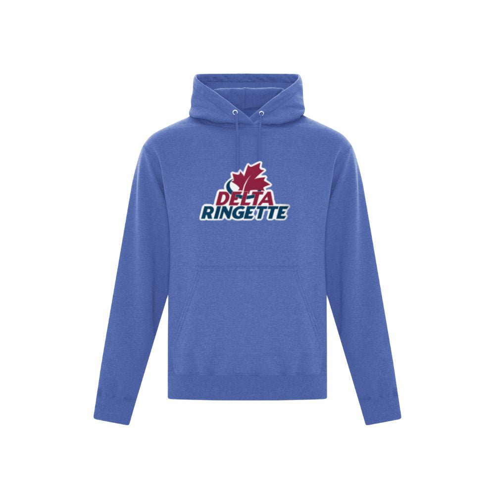 Delta Ringette Full Front Print Logo Hoodie - Adult