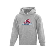 Delta Ringette Full Front Print Logo Hoodie - Youth