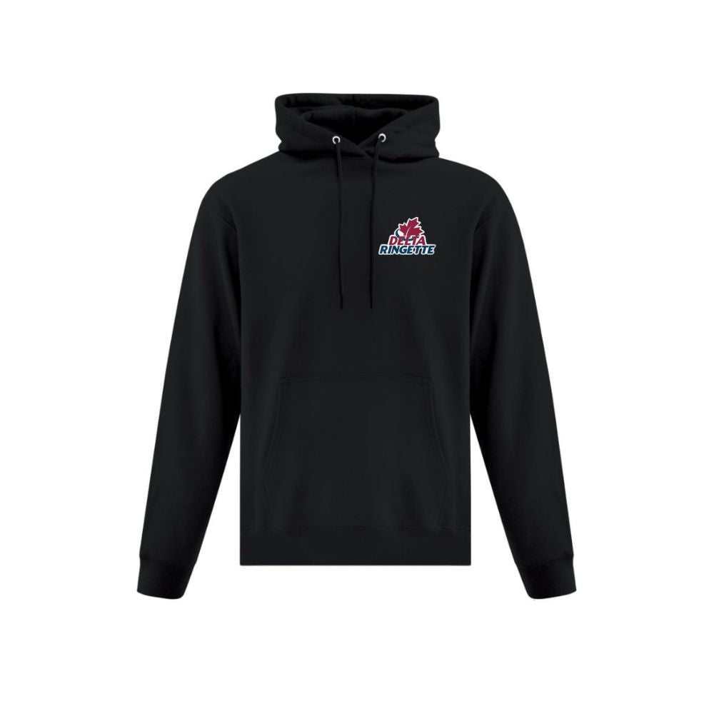 Delta Ringette Left Chest Embroidered Logo Hoodie - Adult