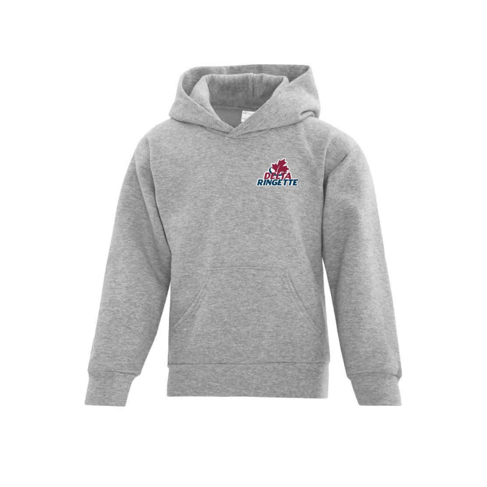 Delta Ringette Left Chest Embroidered Logo Hoodie - Youth
