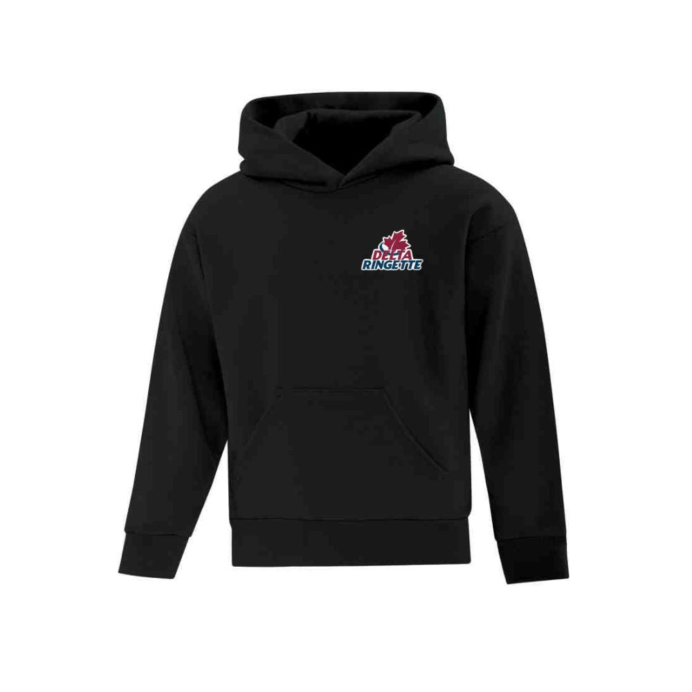 Delta Ringette Left Chest Embroidered Logo Hoodie - Youth
