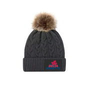 Delta Ringette Faux Fur Pom Toque