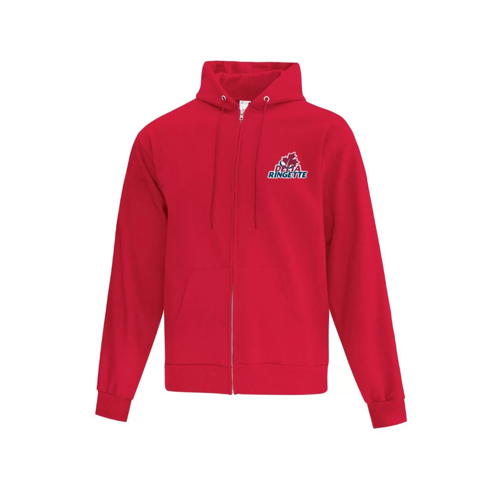 Delta Ringette Zip Hoodie - Adult