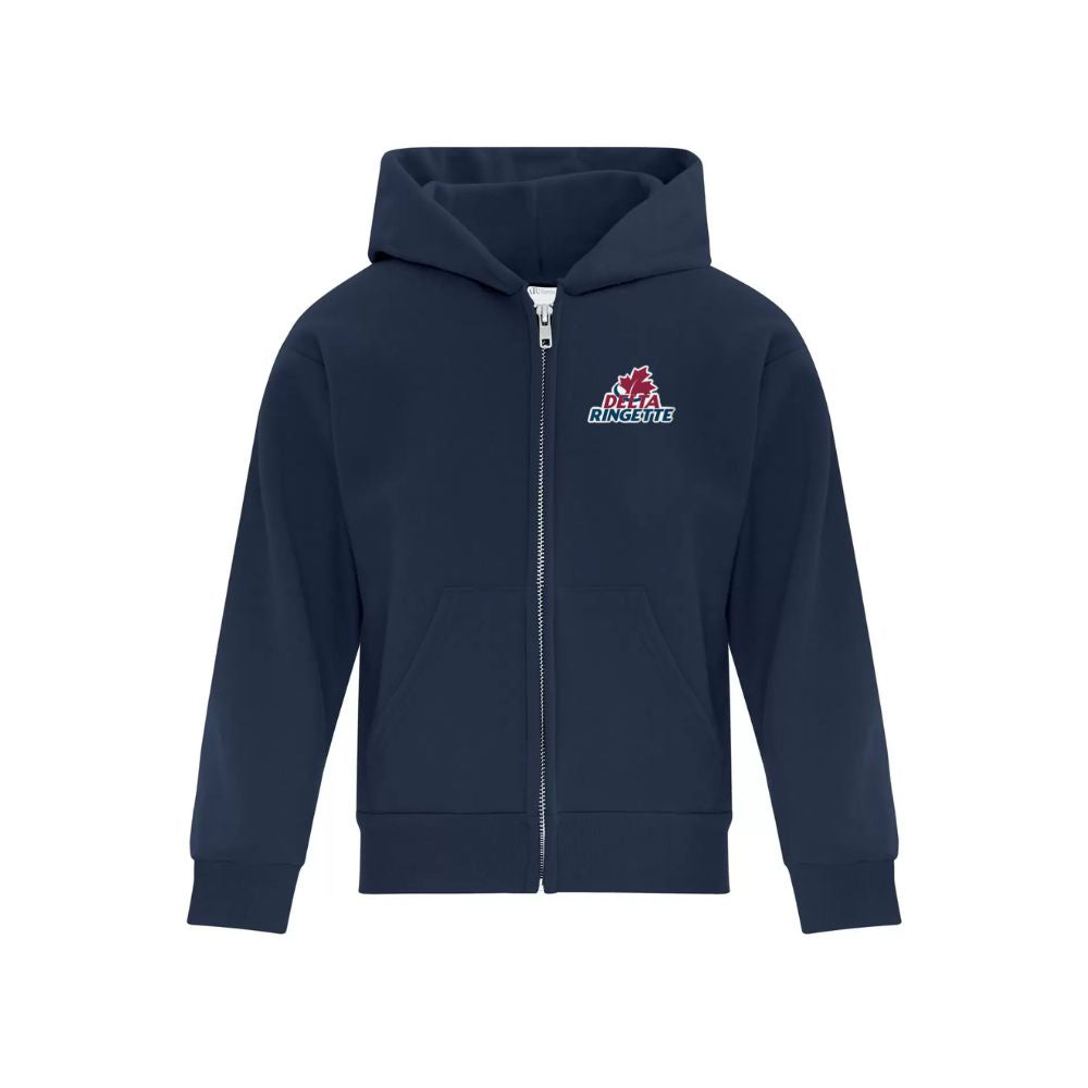 Delta Ringette Zip Hoodie - Youth
