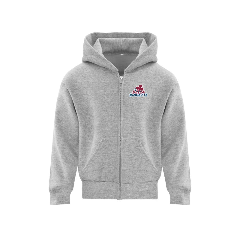 Delta Ringette Zip Hoodie - Youth