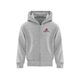 Delta Ringette Embroidered Logo Zip Hoodie - Youth