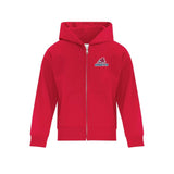 Delta Ringette Embroidered Logo Zip Hoodie - Youth