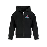 Delta Ringette Embroidered Logo Zip Hoodie - Youth