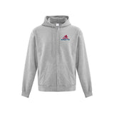 Delta Ringette Embroidered Logo Zip Hoodie - Adult