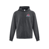 Delta Ringette Embroidered Logo Zip Hoodie - Adult