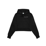 Eastside Fitness Drop Shoulder Hoodie - Cropped - Embroidered Tone on Tone Left Chest Logo