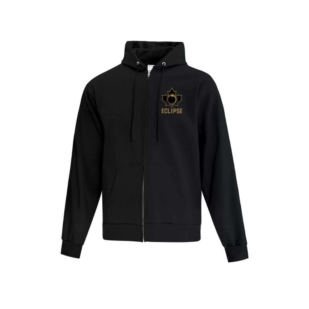 Eclipse Embroidered Left Chest Logo Zip Hoodie - Adult