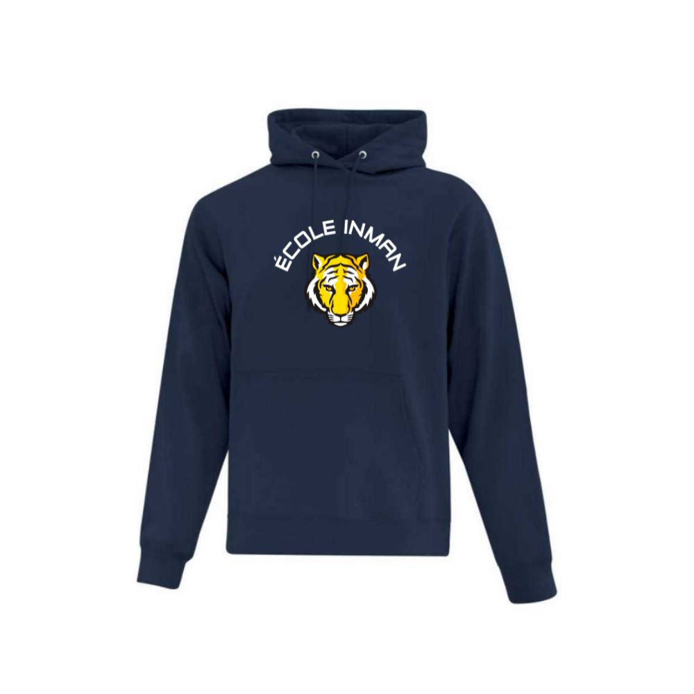 Ecole Inman Front Print Logo Hoodie - Adult