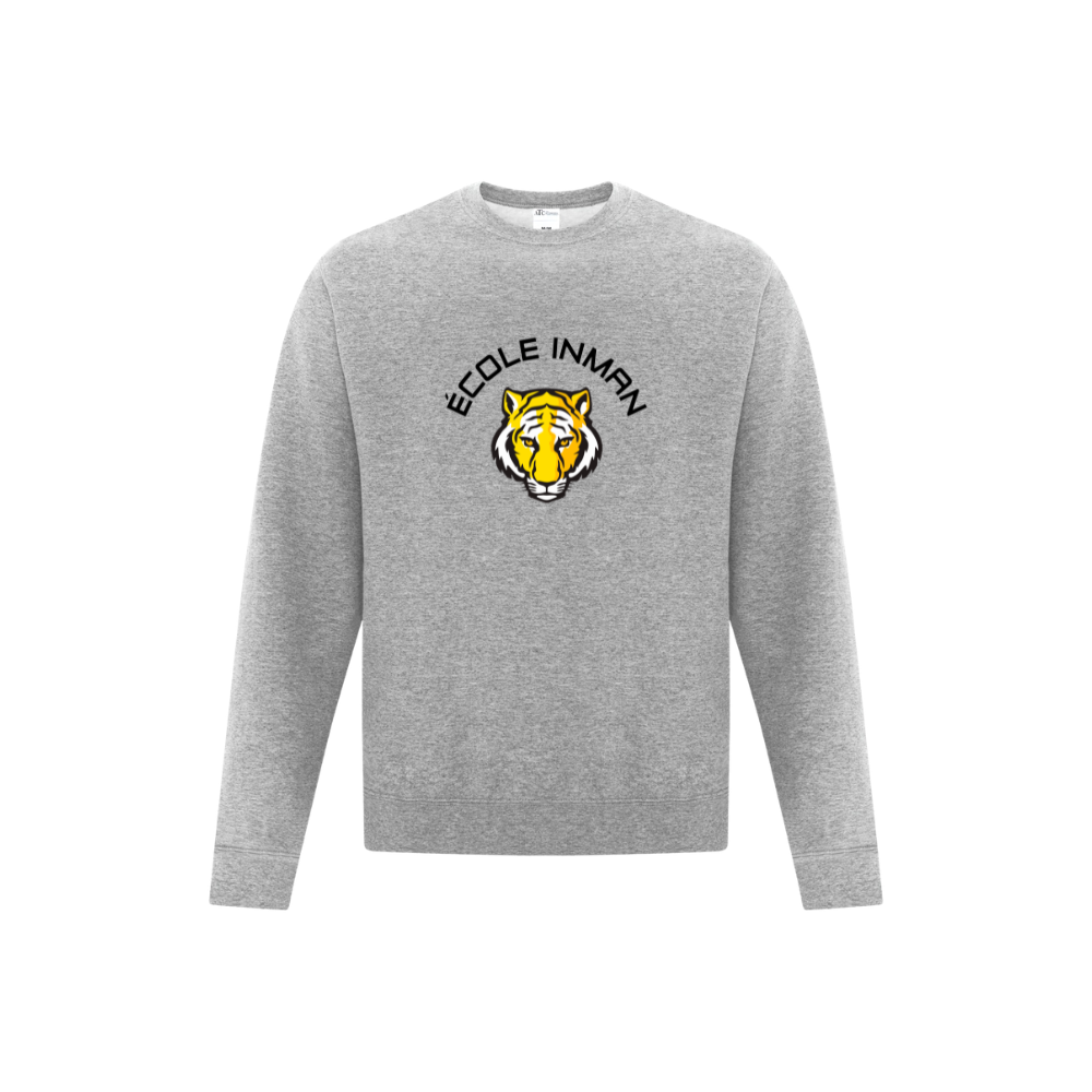 Ecole Inman Front Print Logo Crewneck Sweatshirt - Adult