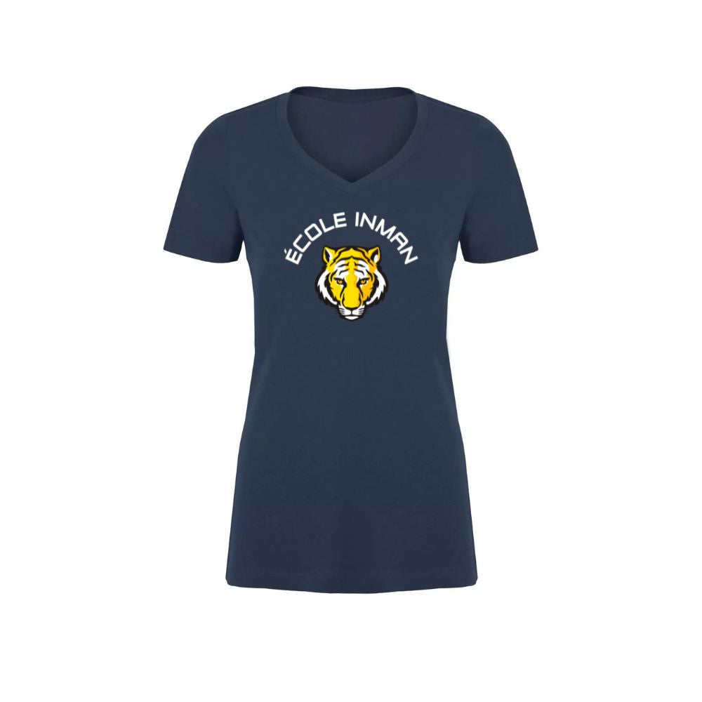 Ecole Inman ATC8001L Ladies V-Neck Tshirt
