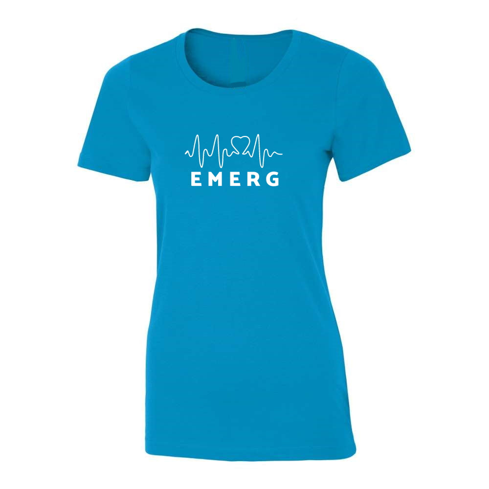 HCG Emerg with Heartbeat Tshirt - Ladies