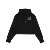 Fair Haven Drop Shoulder 1/2 Zip Hoodie - Cropped