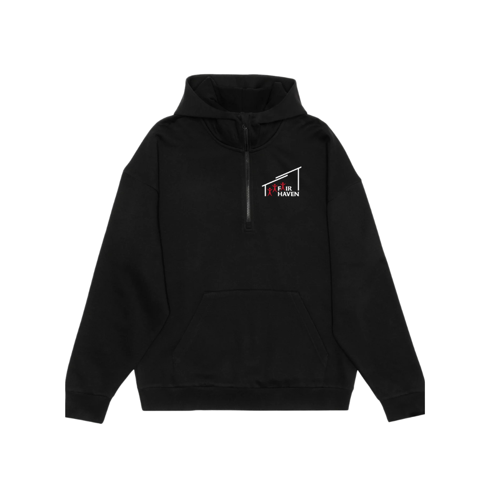 Fair Haven Drop Shoulder 1/2 Zip Hoodie
