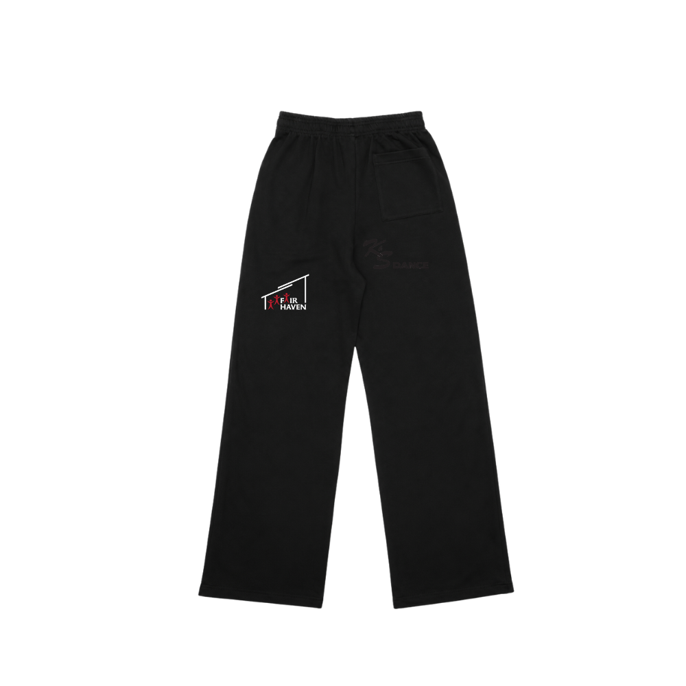 Fair Haven Convertible Wide Leg Sweatpants - Embroidered Logo