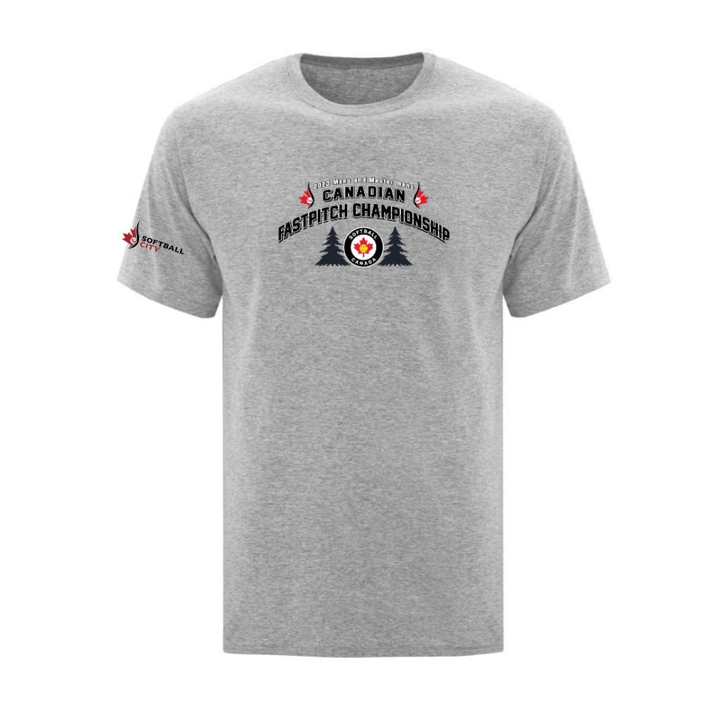 Men's Canadian Fast Pitch Championship T-shirt - Curved Logo