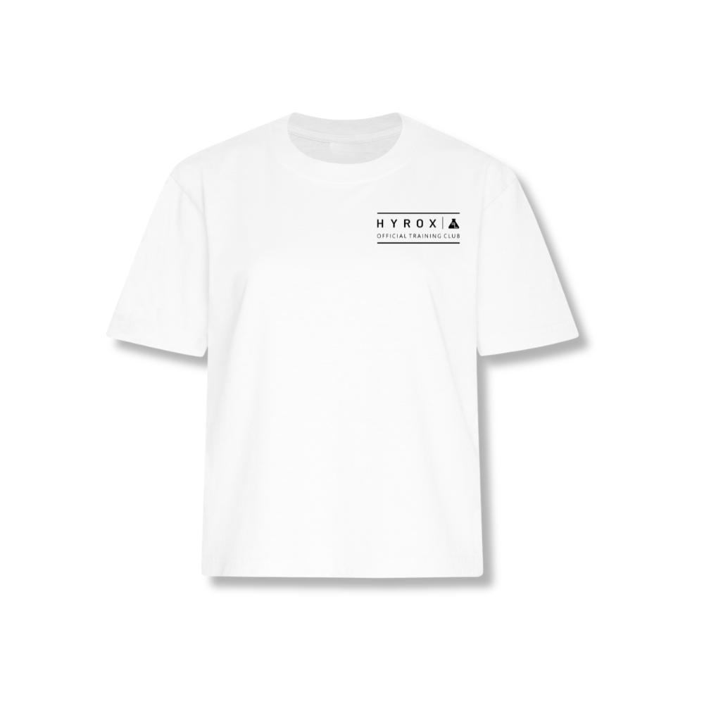 Fitness Lab 1700L Heavyweight Ladies Boxy Tee - Hydrox Logo