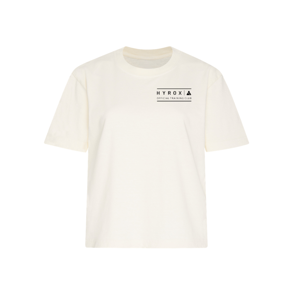 Fitness Lab 1700L Heavyweight Ladies Boxy Tee - Hydrox Logo