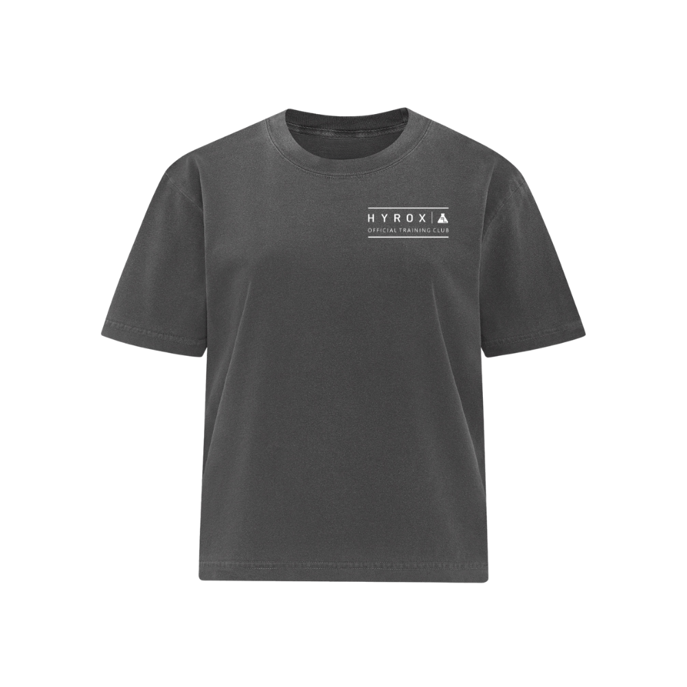 Fitness Lab 1700L Heavyweight Ladies Boxy Tee - Hydrox Logo