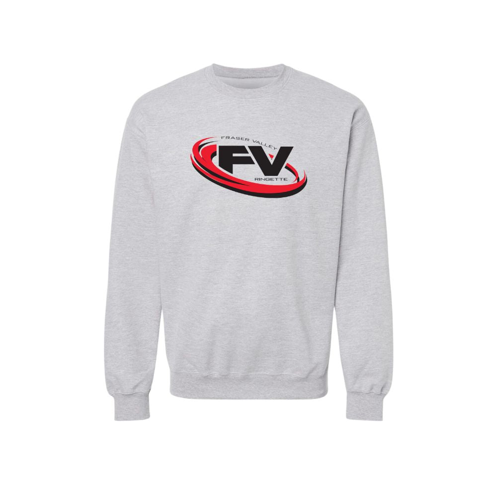 Fraser Valley Ringette Applique Logo Crewneck Sweatshirt - Adult
