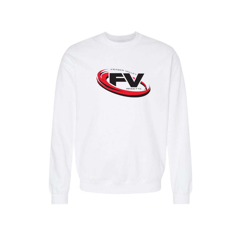 Fraser Valley Ringette Applique Logo Crewneck Sweatshirt - Adult